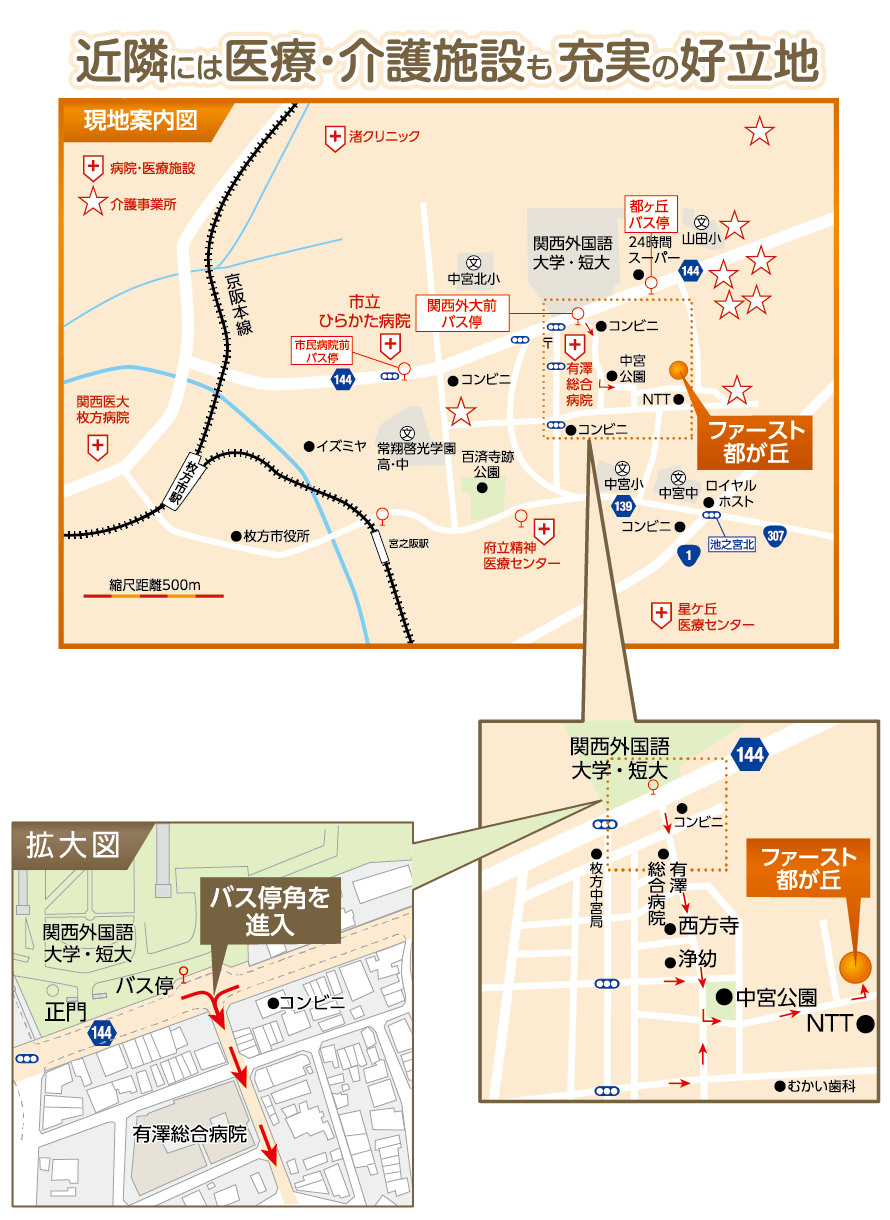 ファースト都が丘地図