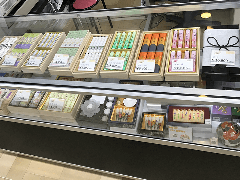 宇治店お線香販売